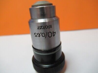 ZEISS GERMANY OBJECTIVE 40X /160 LENS MICROSCOPE PART AS PICTURED &4T-A-60