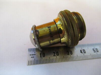 BAUSCH LOMB ANTIQUE 16mm OBJECTIVE LENS MICROSCOPE PART AS PICTURED &A2-FT-77