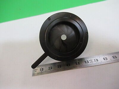 SPENCER AO ANTIQUE CONDENSER +IRIS OPTICS MICROSCOPE PART AS PICTURED &3-C-26