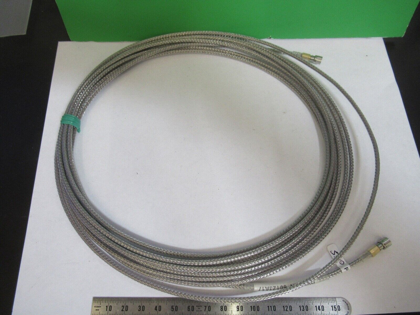 17ft CABLE for ACCELEROMETER SENSOR armored 10-32 microdot AS PICTURED S8-A-16