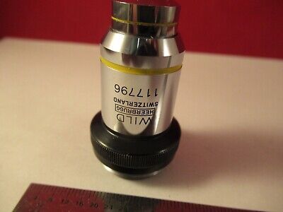 WILD SWISS OBJECTIVE HI 50X OPTICS MICROSCOPE PART AS PICTURED &1E-B-58