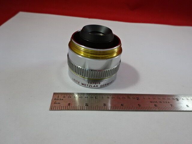 LEITZ FLUOR GERMANY OBJECTIVE 10X 567015 EPI OPTICS MICROSCOPE PART AS IS &93-73