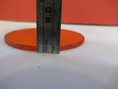 OPTICAL GLASS ORANGE FILTER OPTICS AS PICTURED &B9-FT-12