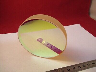 OPTICAL FLAT ZERODUR COATED 3" DIAMETER 1/10 WAVE OPTICS AS PIC &9-FT-74