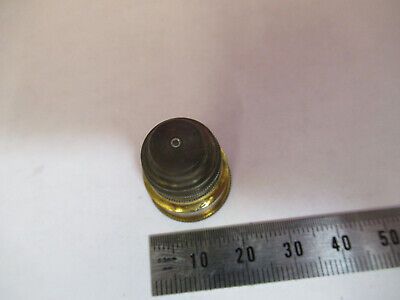 ANTIQUE BRASS NACHET OBJECTIVE FRANCE MICROSCOPE PART AS PICTURED &F6-B-19