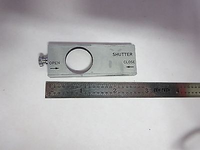 NIKON SHUTTER SLIDE OPTICS MICROSCOPE PART &IL-2-15