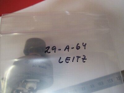 LEITZ MICROLAB GERMANY RHEOSTAT RESISTANCE MICROSCOPE PART AS PICTURED #29-A-64