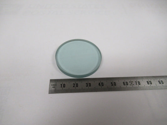 OPTICAL GLASS HEAT ABSORBING FILTER MICROSCOPE PART OPTICS AS PICTURED &W6-A-16