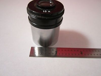 MICROSCOPE OPTICAL PART OBJECTIVE NIKON 15X OPTICS BIN#-DWR-SS1