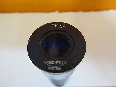 REICHERT AUSTRIA EYEPIECE PK 5X OPTICS MICROSCOPE PART AS PICTURED &1E-C-87