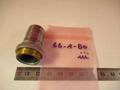 BAUSCH LOMB OBJECTIVE 20X 215mm OPTICS MICROSCOPE PART AS PICTURED &66-A-80