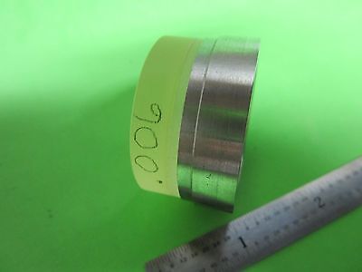 OPTICAL BI CONVEX LENS MIL SPEC LASER OPTICS some scratches] rare glass BN#40-79