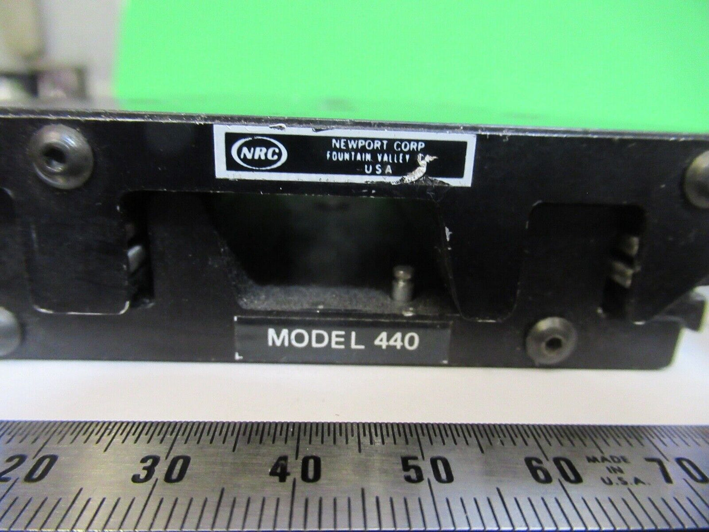 OPTICAL  NEWPORT STAGE 440 for OPTICS AS PIC  A5-B-25