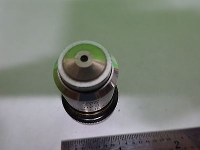 MICROSCOPE PART OBJECTIVE PLAN 20X OLYMPUS JAPAN OPTICS AS IS BIN#K1-M-16