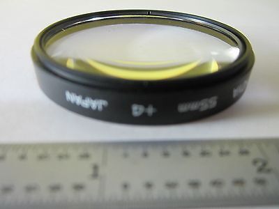 OPTICAL LENS CONVEX CONCAVE HOYA 55 mm +4 LASER OPTICS AS IS BIN#15-B-02