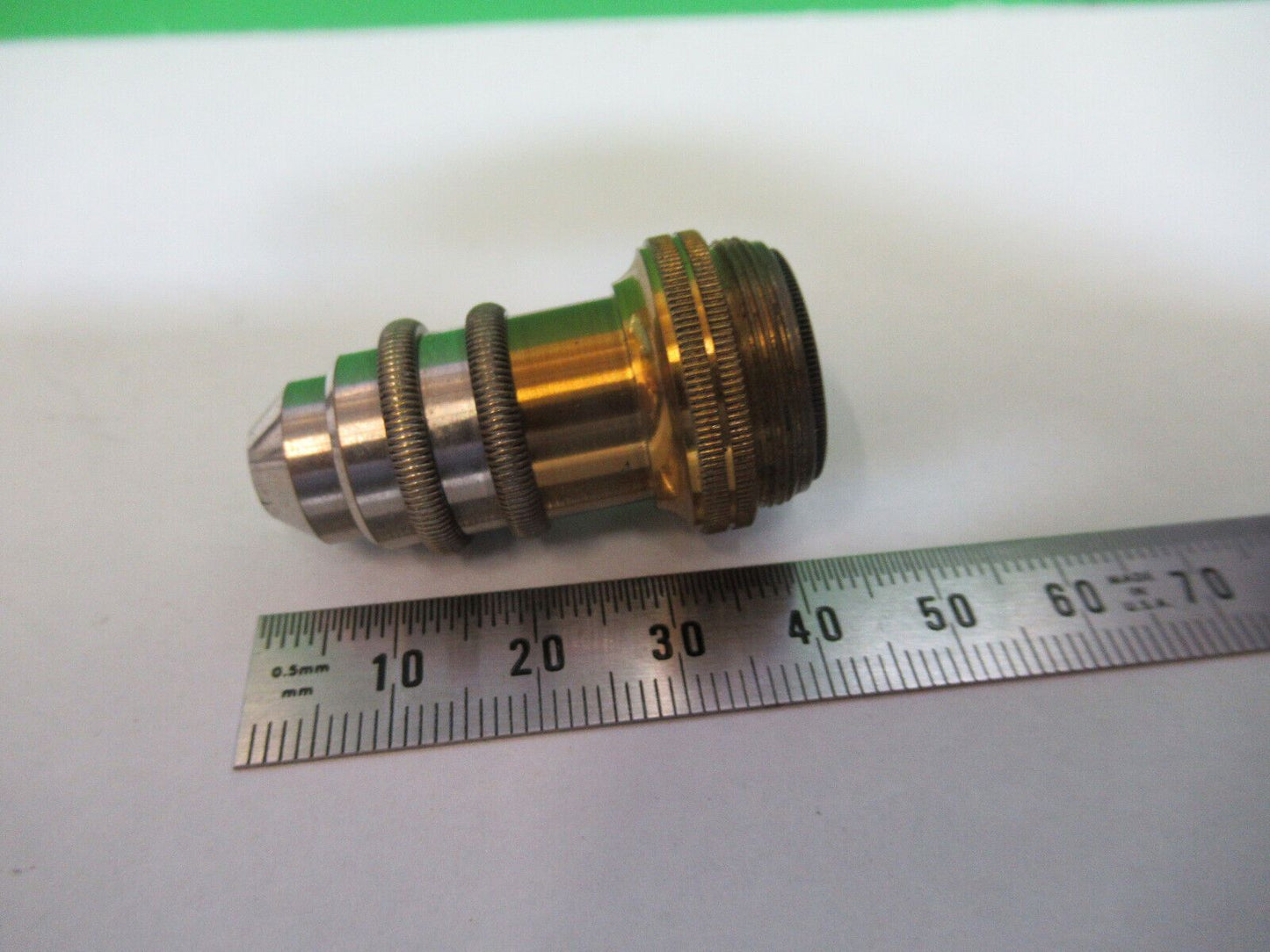 QUEEN 1/5 PHILAD ANTIQUE OBJECTIVE OPTICS MICROSCOPE PART AS PICTURED P2-B-70