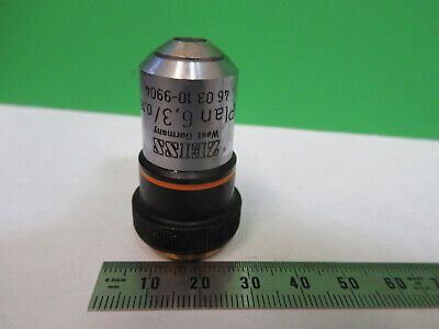 ZEISS GERMANY PPLAN 6.3X /160 OBJECTIVE MICROSCOPE PART AS PICTURED &Q9-A-95