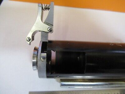 LEITZ GERMANY POL TUBUS OBJ HOLDER MICROSCOPE PART OPTICS AS PICTURED &85-B-21