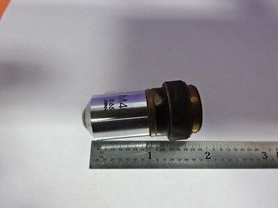 OLYMPUS JAPAN M40 40X OPTICS MICROSCOPE OBJECTIVE OPTICAL &AC-50