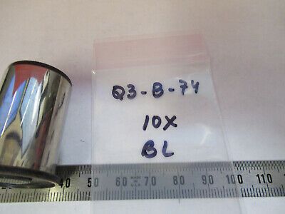 ANTIQUE 10X BAUSCH LOMB EYEPIECE LENS OCULAR MICROSCOPE PART AS PICTURED Q3-B-74