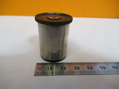 ANTIQUE LEITZ WEZTLAR EYEPIECE 10X LENS MICROSCOPE PART AS PICTURED 8Y-A-108