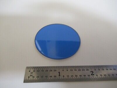 LEITZ WETZLAR BLUE GLASS FILTER OPTICS MICROSCOPE PART AS PICTURED &17-FT-83B