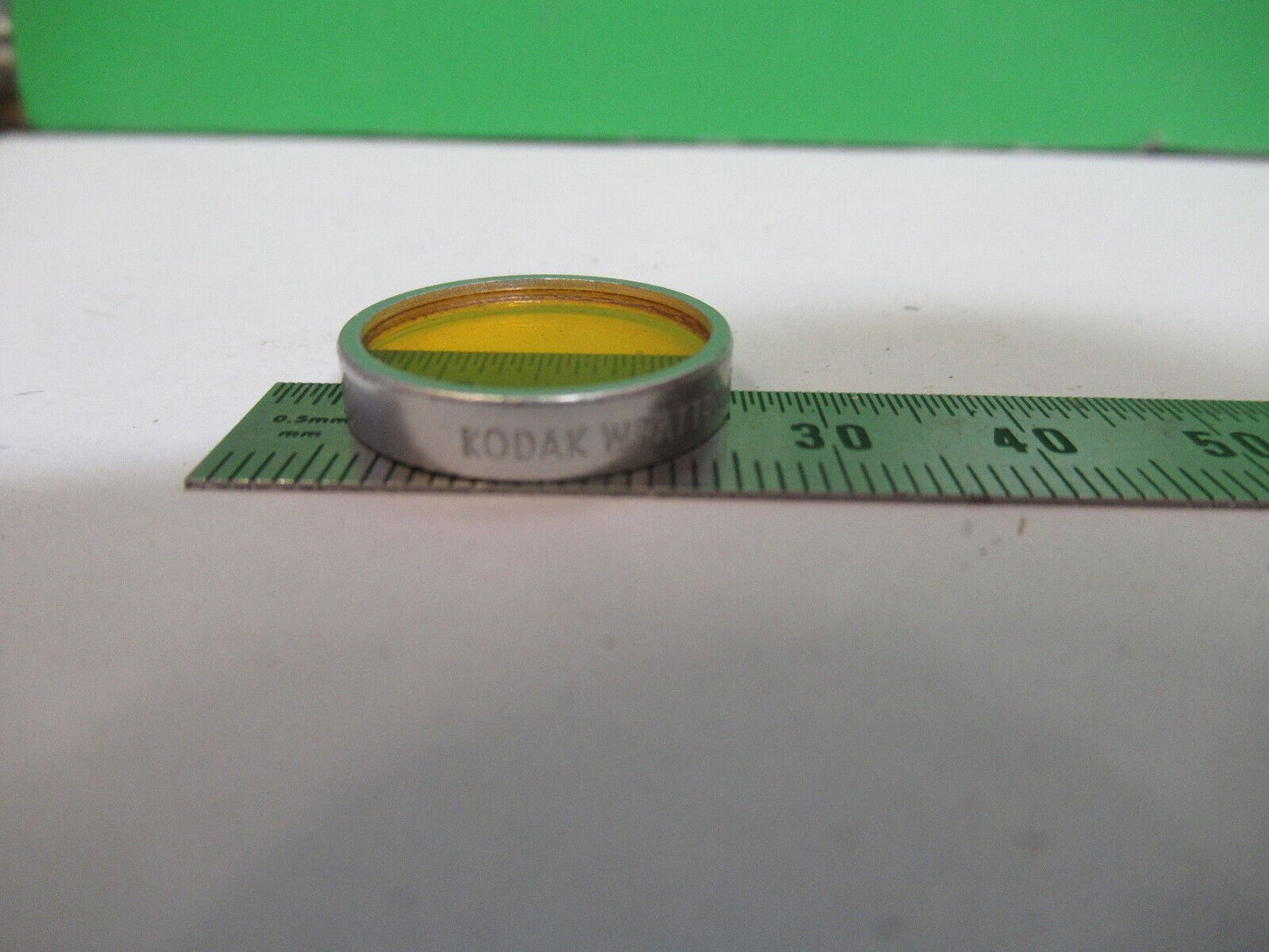 OPTICAL  KODAK YELLOW FILTER OPTICS AS PICTURED #Z5-A-57