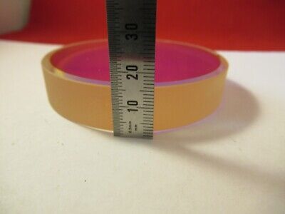 OPTICAL FLAT ZERODUR COATED 3" DIAMETER 1/10 WAVE OPTICS slight scratch &9-FT-73