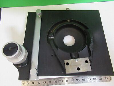 NIKON JAPAN STAGE XY TABLE  MICROSCOPE PART AS PICTURED Z9-A-77