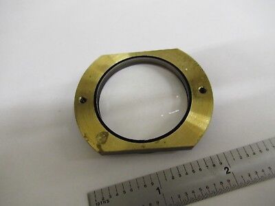 ZEISS AXIOTRON GERMANY LENS BRASS MOUNTED MICROSCOPE PART AS PICTURED #FT-3-31