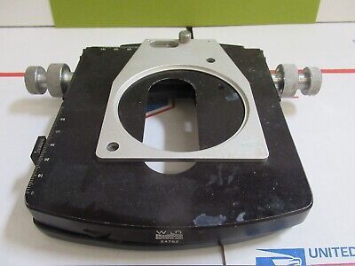 WILD HEERBRUGG SWISS BIOLOGY STAGE TABLE MICROSCOPE PART AS PIC #12-A-135