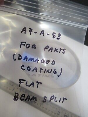 FOR PARTS OPTICAL FLAT [damaged coating] OPTICS AS PIC &A7-A-53