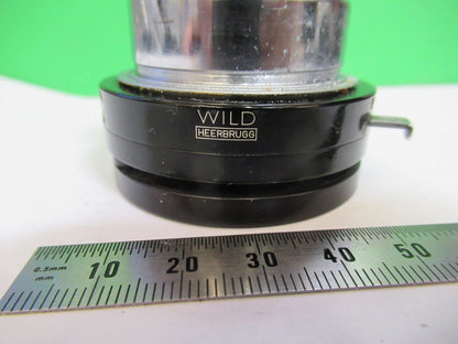 WILD HEERBRUGG SWISS M11 CONDENSER [some rust] MICROSCOPE AS PICTURED #Z8-A-17