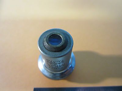 MICROSCOPE PART OBJECTIVE UNITRON M 10X OPTICS BIN#24-94