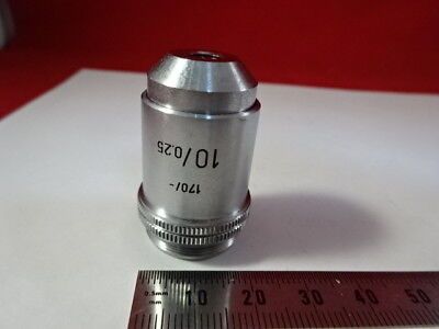 LEITZ WETZLAR GERMANY OBJECTIVE 10X 170/ LENS MICROSCOPE PART OPTICS &99-A-16