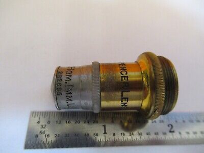 ANTIQUE BRASS SPENCER 95X OBJECTIVE MICROSCOPE PART AS PICTURED &7B-B-14