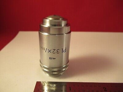 LEITZ GERMANY PL 32X INFINITY OBJECTIVE MICROSCOPE PART OPTICS AS PIC &1E-B-36