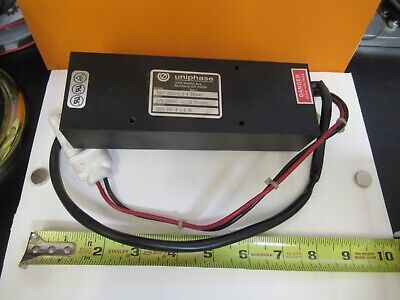 UNIPHASE LASER HV POWER SUPPLY HELIUM NEON 3500V 6.5mA AS PICTURED &H8-FT-01