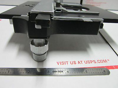 MICROSCOPE PART ZEISS GERMANY iii STAGE MICROMETER WAFER INSPECTION AS IS BIN#27