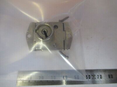 SPENCER AO LOCK WITHOUT KEY for CABINET MICROSCOPE PART AS PICTURED &H1-B-97