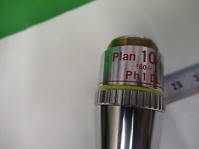 NIKON OBJECTIVE PH1 10X /160 MICROSCOPE PART OPTICS AS PICTURED &15-A-23