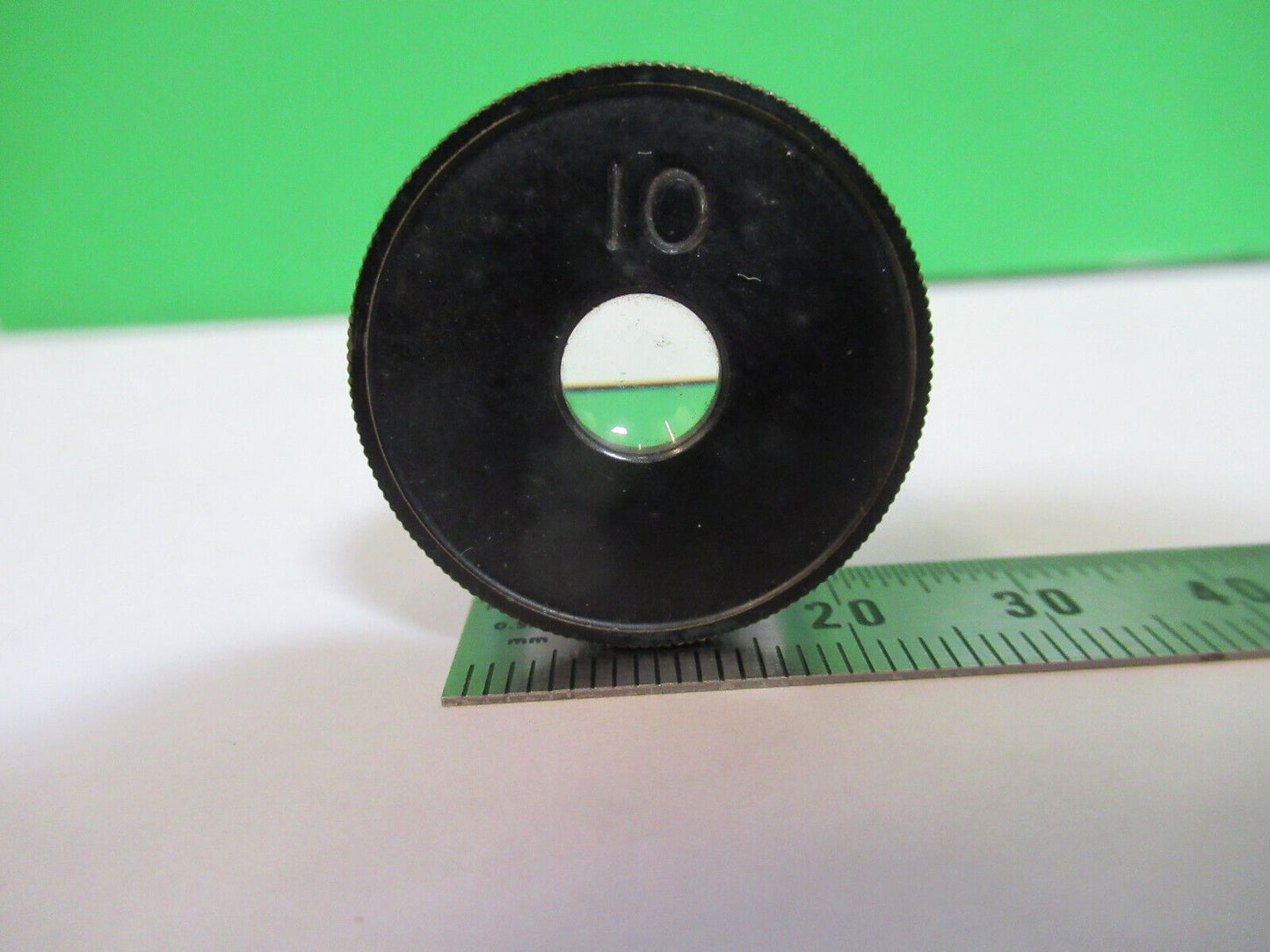 BAUSCH LOMB 10X ANTIQUE  OPTICS EYEPIECE MICROSCOPE PART AS PICTURED &Q5-B-20