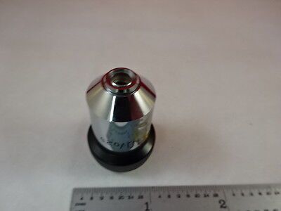 MICROSCOPE PART WILD SWISS OBJECTIVE LENS 10X OPTICS AS IS #M2-B-13