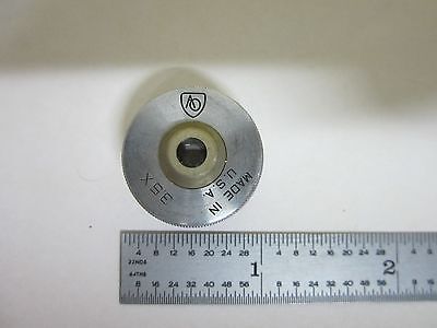 MICROSCOPE PART OBJECTIVE 3.5X AO AMERICAN OPTICS AS IS  BIN#19V-B-17