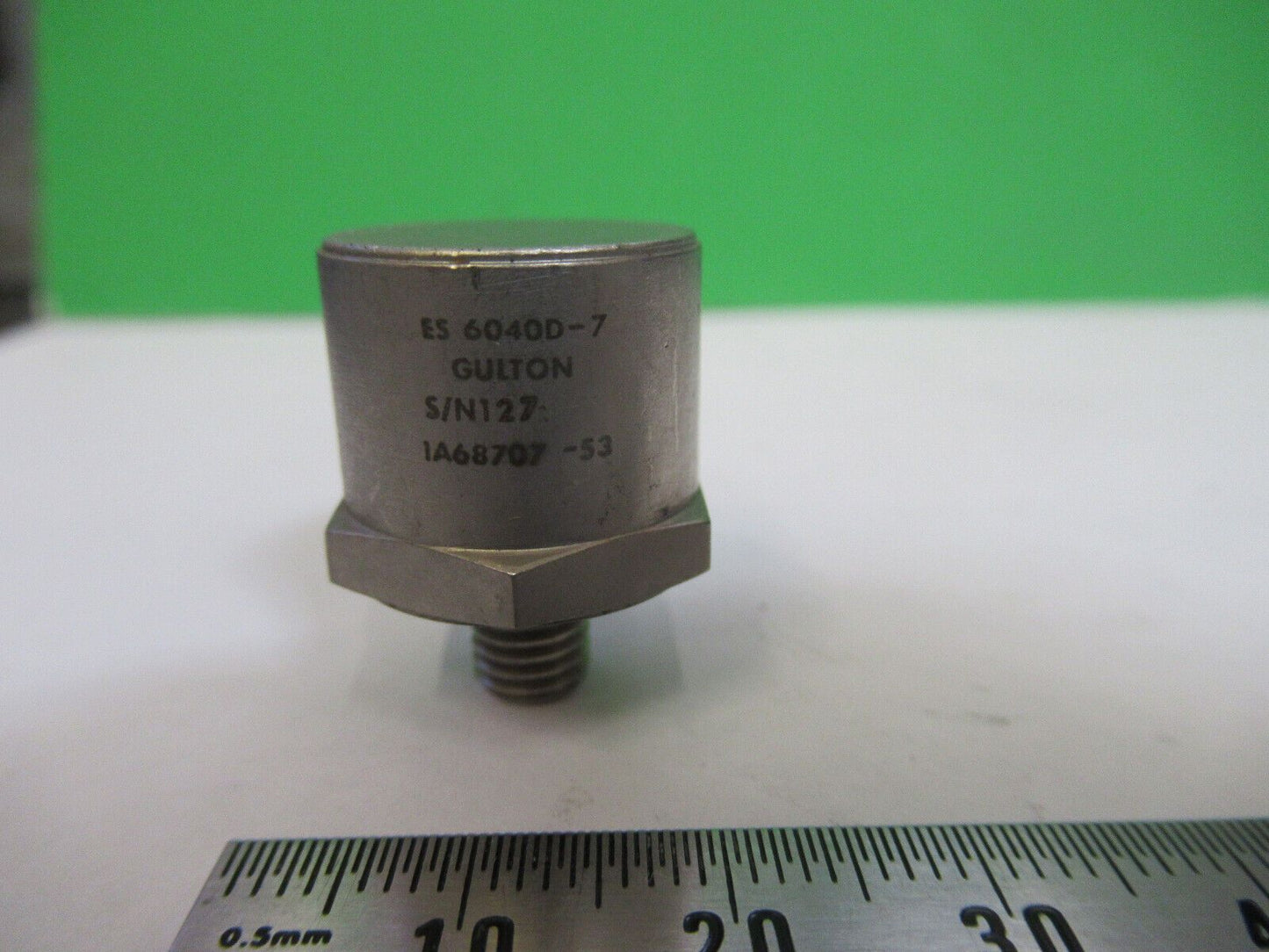 VINTAGE GULTON ES 6040-7 ACCELEROMETER VIBRATION SENSOR AS PICTURED &W4-A-20