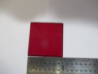 OPTICAL RED SCHOTT ROUND FILTER OPTICS AS PIC &A7-A-55