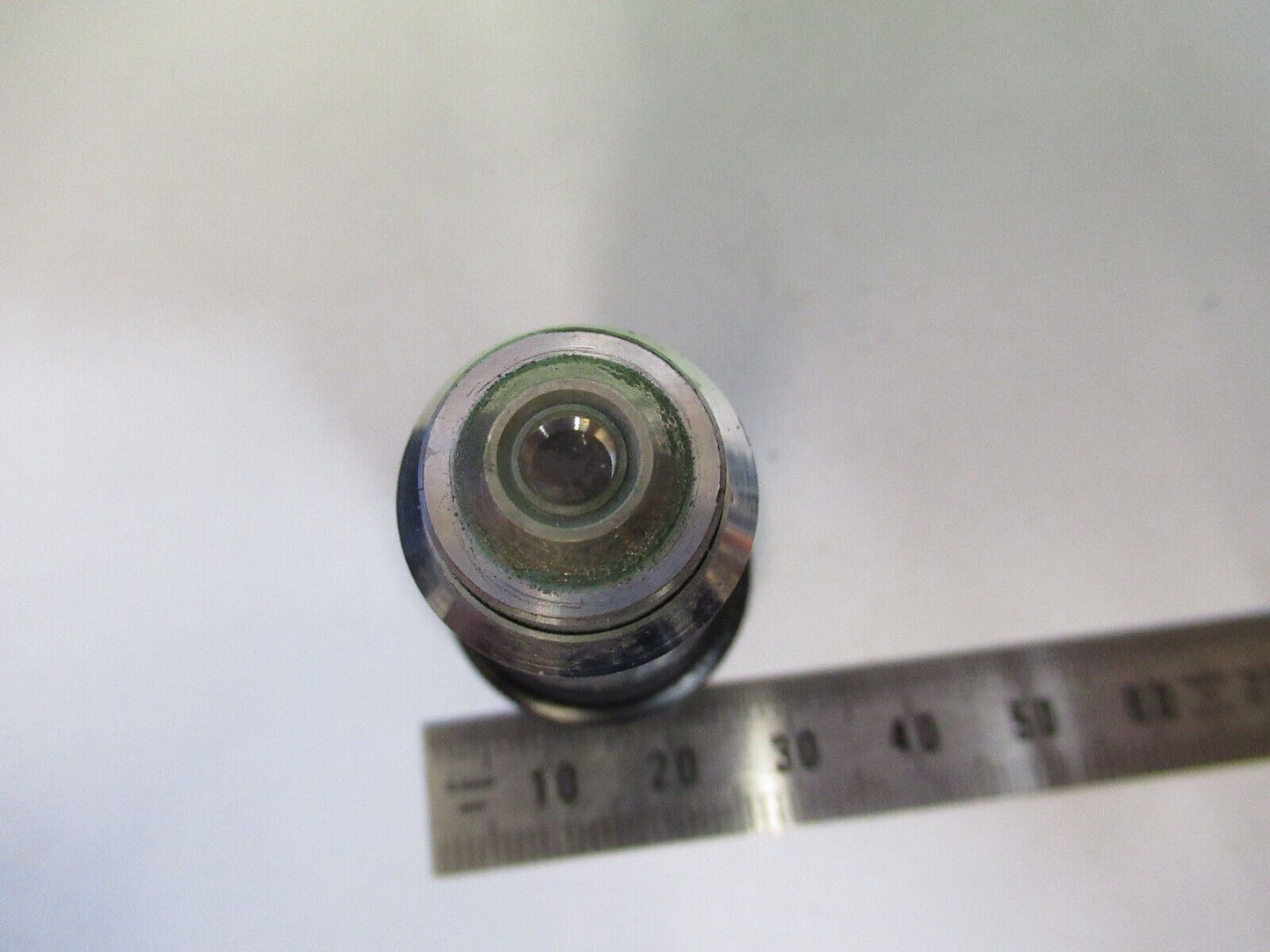 MICROSCOPE PART OBJECTIVE OLYMPUS JAPAN 40X LENS OPTICS AS PICTURED #Z6-A-29