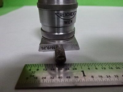 REICHERT AUSTRIA MICROSCOPE OPTICAL PART OBJECTIVE EPI 2 OPTICS AS IS BIN#AE-03