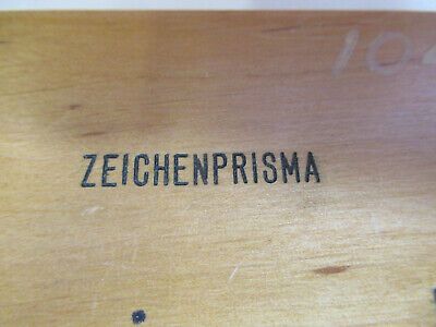 SEIBERT WETZLAR ZEICHENPRISMA OPTICS MICROSCOPE PART AS PICTURED &F6-A-59