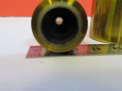 ANTIQUE BRASS REICHERT WIEN OBJECTIVE "1/12" MICROSCOPE PART AS PICTURED F6-B-98